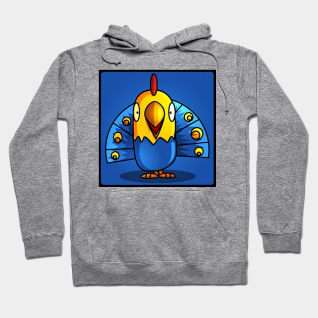 cute peacock Hoodie by gamecard456.doom